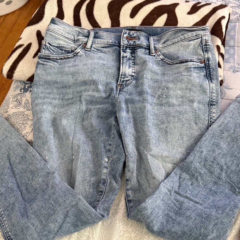 Express Light Blue Women's Skinny Jeans